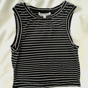 Good American Striped Crop Top (size 2)